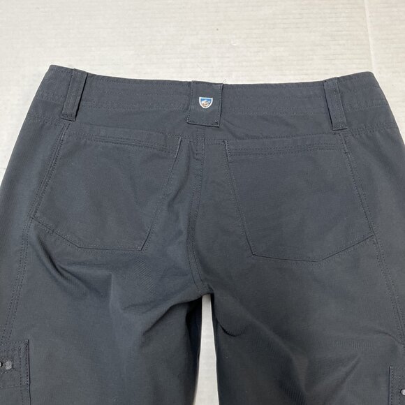 Kuhl Horizon Ripstop Cargo Hiking Pants Womens 8R Gray Hiking Outdoor Drawstring - Picture 4 of 12